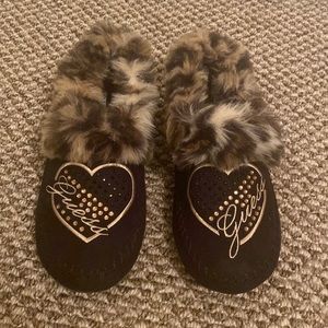 Brand new guess moccasins/slippers never worn never used no box